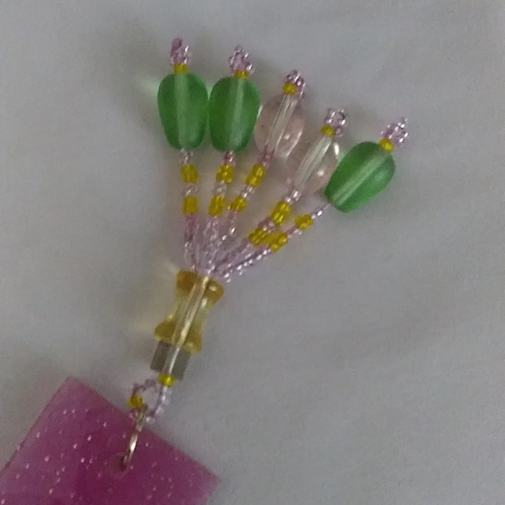New Bookmark with Glass Beaded Tassel